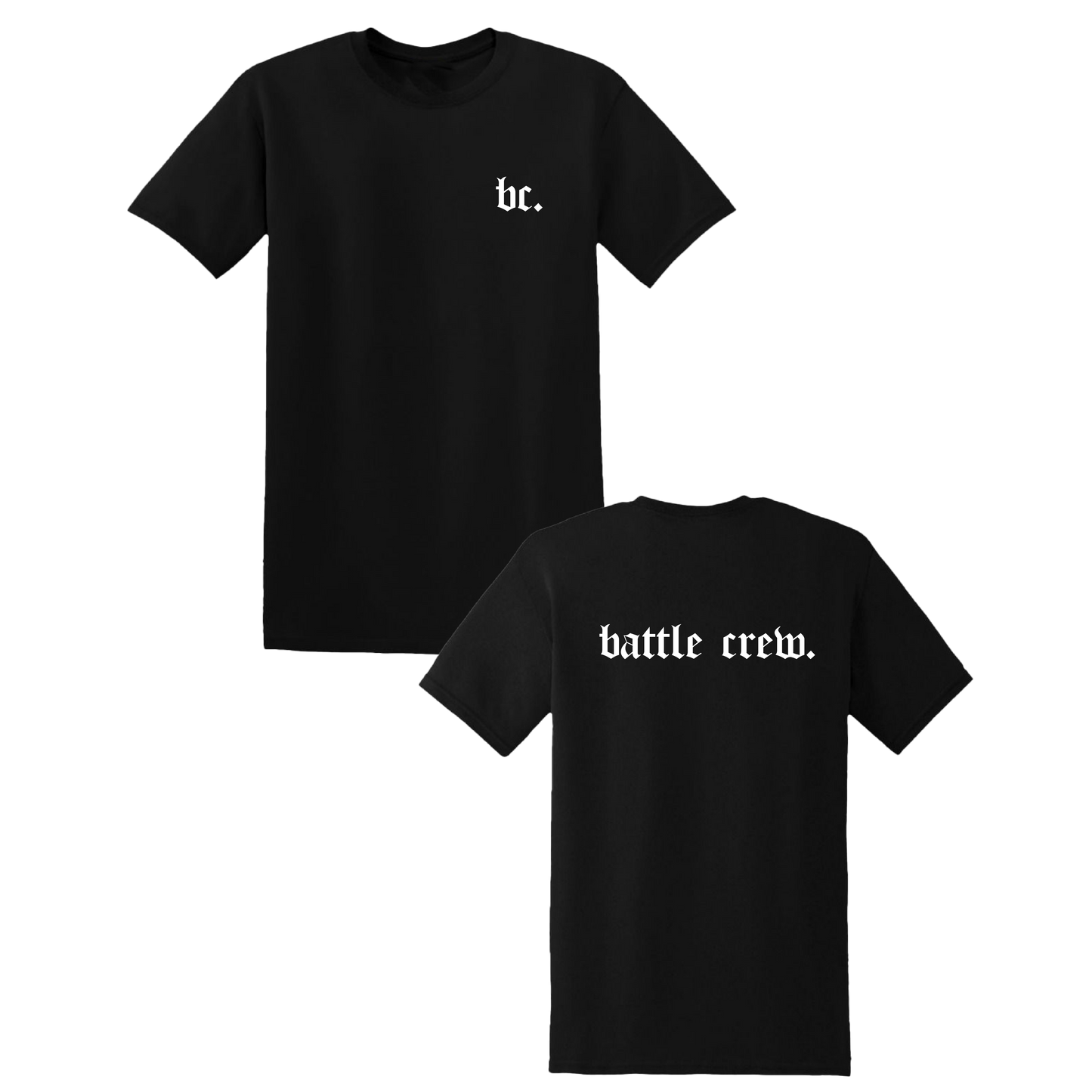 Black Battle Crew T-shirt
