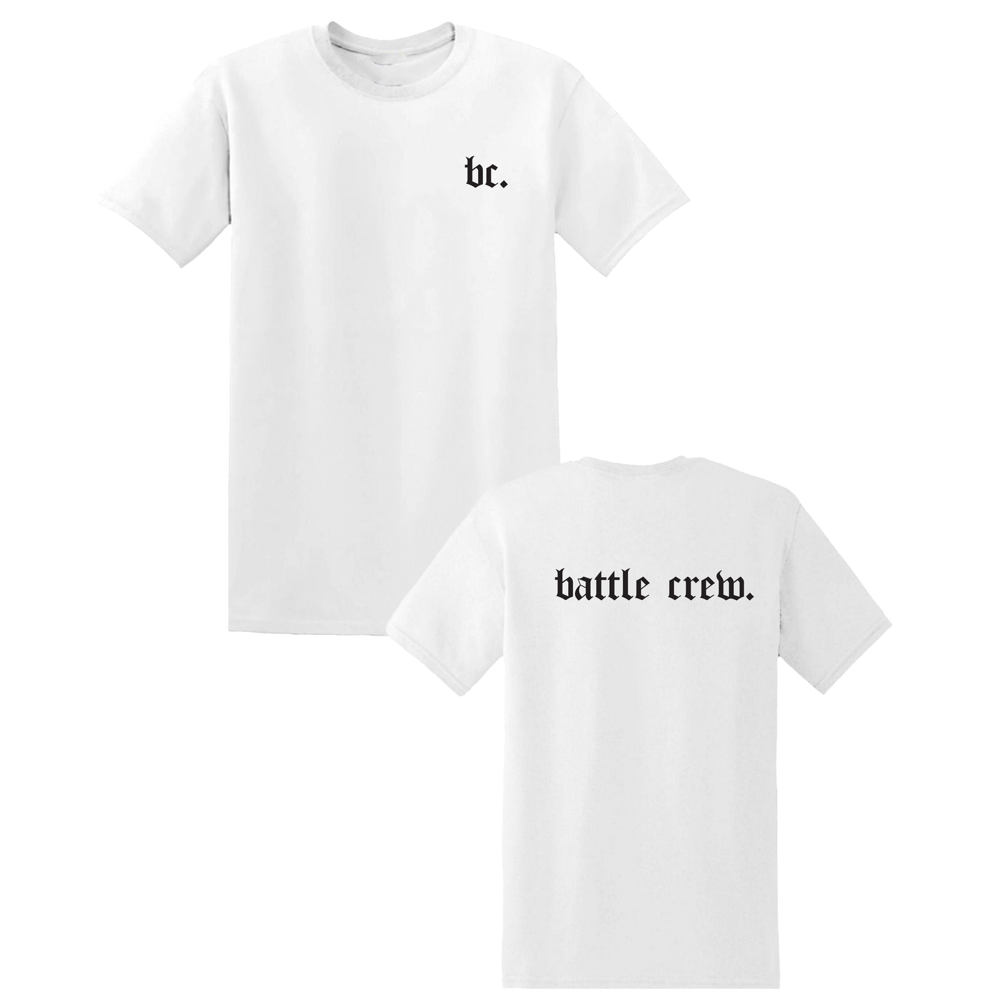 White Battle Crew T-shirt