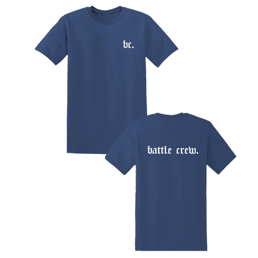 Blue Battle Crew T-shirt